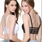 Cotton Bandeau Bra with Bows for Women, Pack of 2 
