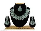 [Green] Partywear Necklace Set for Women 
