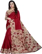 Art Silk Kalamkari Saree for Women 