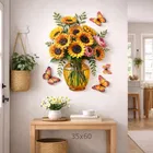 Fancy 3D Floral Wall Sticker 