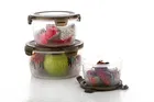 Round 3 Pcs Food Storage Container 