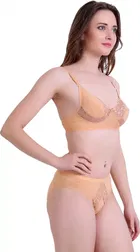 Cotton Blend Lingerie Set for Women 