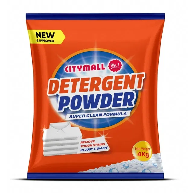 सिटीमॉल न.1 डिटर्जेंट पाउडर 4 kg