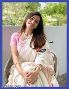 Soft Linen Cotton Saree for Women 