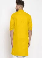 Cotton Blend Solid Kurta for Men 