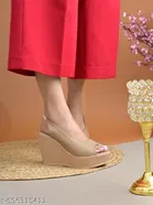 Shoetopia Heel Sandals Nude Size IND-6