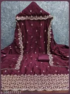 Embroidered Floral Patiala Suit for Women 