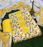 Cotton Printed Unstitched Dress Material for Women 