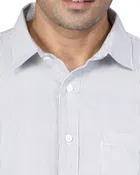 Poly Cotton Full Sleeves Solid Shirt for Men 