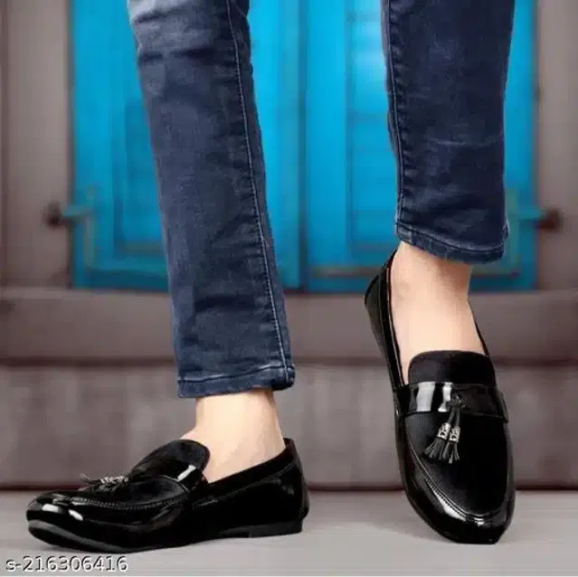 Loafers for Men (Black, 7)