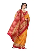 Art Silk  Printed Saree for Women 