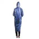 Solid Overcoat with Hoods and Side Pocket Raincoat for Women 