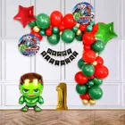 Hulk Theme 1st Birthday Balloon Decoration Kit For Kids, Multicolor, Pack Of 53