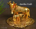Brass Kamdhenu Cow Statue 