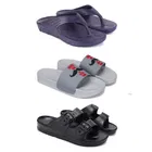 Combo of Sliders with Slippers for Men 