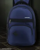 Nylon Backpack for Men & Women (Navy Blue, 35 L)