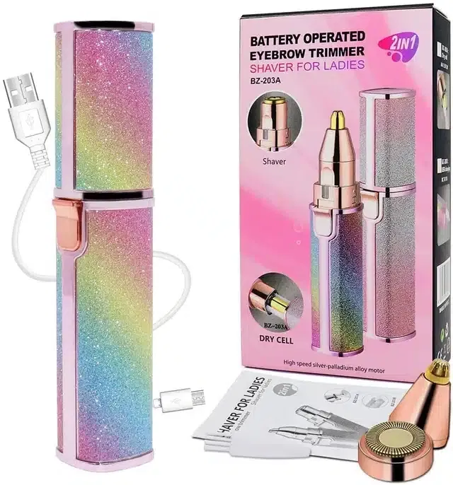 Portable Eyebrow Trimmer for Women, Multicolor