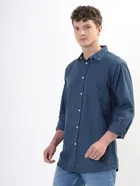 100% Cotton Full Sleeves Solid Shirt for Men 