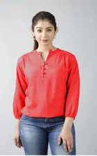 Rayon Solid Top for Women 