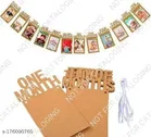 Paper Photo Banner for 12 Months boys & Girls, Multicolour, Pack of 4