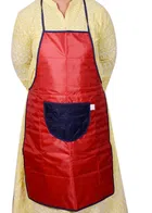 Polyester Printed Kitchen Aprons (Multicolor)
