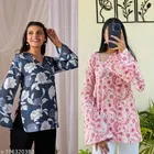 Cotton Blend Kurti for Women, Pack of 2 