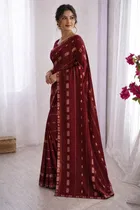 Bollywood Embroidered Georgette Saree for Women 