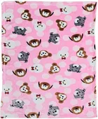 Brandon Baby Blanket Puppies Pink 100x75 cm