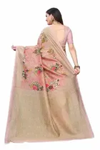 SVB आर्ट सिल्क प्रिंटेड साड़ी 