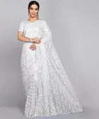 Net Floral Saree for Women 