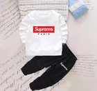 Cotton Blend Printed Clothing Set for Boys 