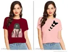 Half Sleeves Printed T-shirts for Women & Girls 