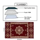 PVC Waterproof Fridge Top Cover with 4 Pcs Shelf Mats 