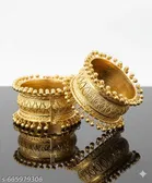 Samridhi Top Trending Viral Golden Bangle Pack of 2