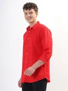 100% Cotton Full Sleeves Solid Shirt for Men 