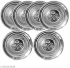 Stainless Steel Dinner Full Plates 