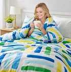 Anticca 220 GSM Reversible Microfiber AC Comforter for Single Bed 60 x 90 