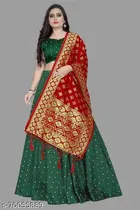 Cotton Blend Lehenga Choli for Women 