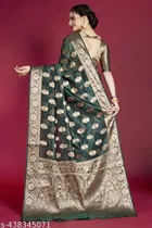 Organza Zari Woven Saree for Women 