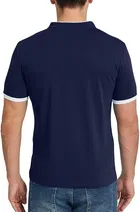 Mandarin Collar Solid T-Shirt for Men 