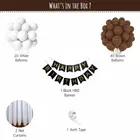 Browni Theme Birthday Balloon Decoration Kit , Multicolor, Pack Of 64