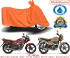 Polyester Semi-Waterproof Universal Motorcycle Cover (Orange)