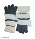 Woolen Winter Gloves for Men & Women (Multicolor, Free Size)