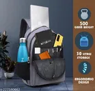 Nylon Backpack for Men & Women, Grey