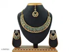 Green Free Size Jewellery Set for Women