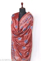 Cotton Printed Dupatta for Women & Girls, Pink 