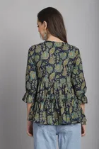 Cotton Printed Top for Women 