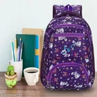 Canvas Backpack Bag, Purple
