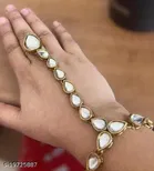 Alloy Bracelets for Women & Girls, White