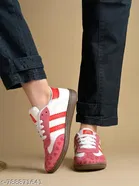 Solid Synthetic Slip-on Sneakers for Women 